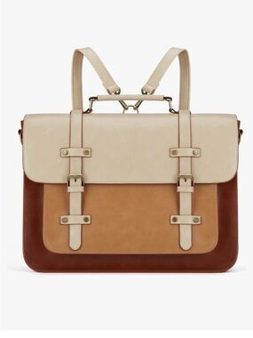 Ecosusi | Vegan Leather Briefcase/Backpack Laptop Bag